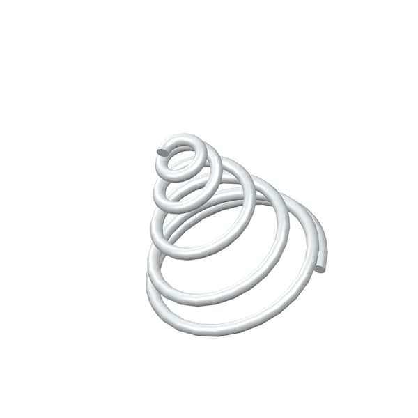 Approved Vendor Taper Spring, Lo= 0.48 , So= 0.187 , W= 0.032 - G409989729