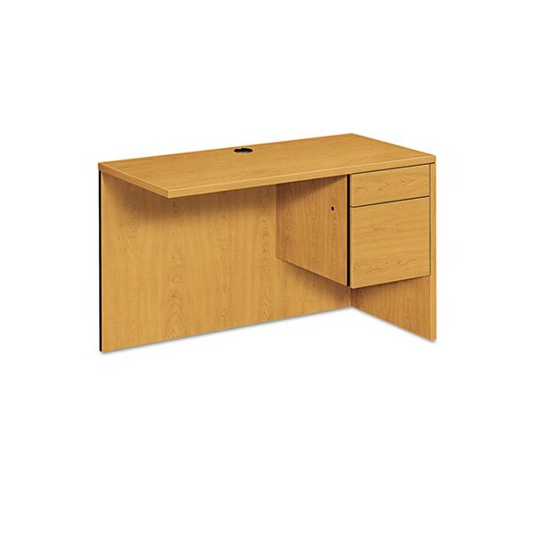 Hon HON, 10500 Series L Workstation Return, 3/4 Height Right Ped, 48w X 24d, Harvest - 10515RCC