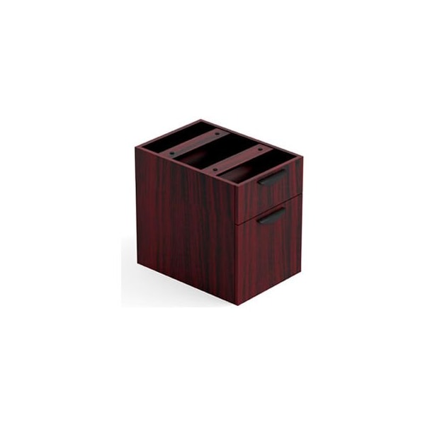 Gec Offices To Go 2 Drawer Hanging Pedestal in Mahogany - Executive Modular Furniture - SL22HBF-AML