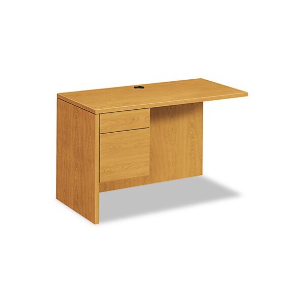 Hon HON, 10500 Series L Workstation Return, 3/4 Height Left Ped, 48w X 24d, Harvest - 10516LCC