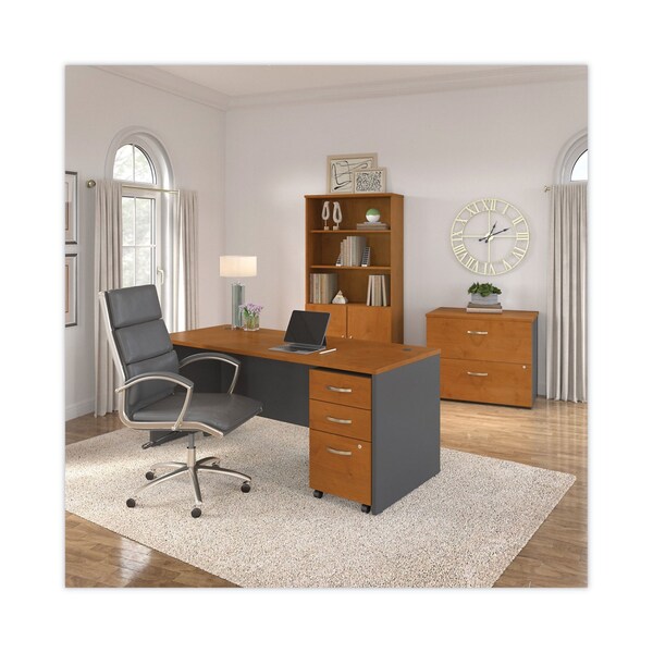 Bush Desk Shell Series C Collection 72W Desk Shell, Natu, 29.38 in D X 29.88 in H, 72" W X - WC72436