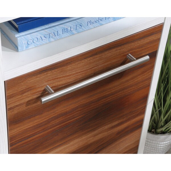Sauder Single Ped Desk, 23.62 in D X 30.16 in H, 47.64 in W X Engineered wood - 425845
