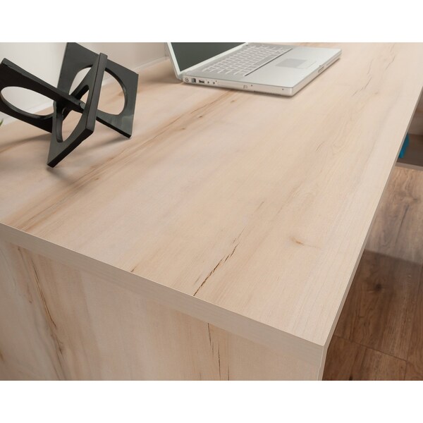 Sauder L-Desk, 59.06 in D X 30 in H, 59.06 in W X Engineered wood, Metal - 433260