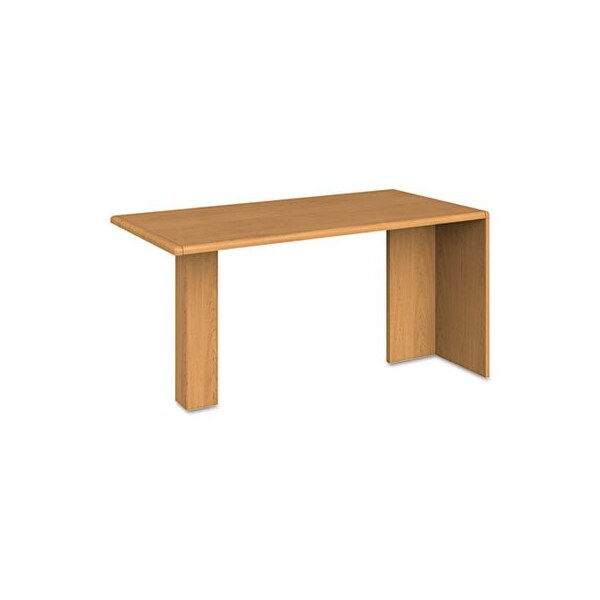 Hon HON, 10700 SERIES PENINSULA WITH END PANEL, WOOD SUPPORT COLUMN, 60W X 30D X 29.5H, HARVEST - 10726CC