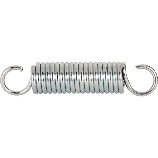 Prime-Line Extension Spring, 13 in. x 4 in. x .120 Wire Diameter, Spring Steel, PK2 - SP 9624