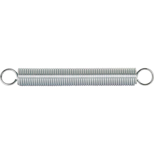 Prime-Line Extension Spring, 1 in. x 8-1/2 in. x 0.120 in., Wire Diameter, Spring - SP 9636