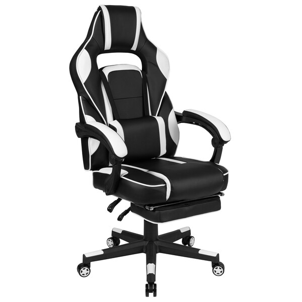 Flash Furniture Black Gaming Desk and Chair Set with Cup Holder - BLN-X40D1904-WH-GG