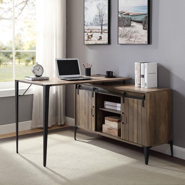 Acme 31 in H, 48 in W X Composite Wood, Metal, Veneer, Oak - ER-012OAK