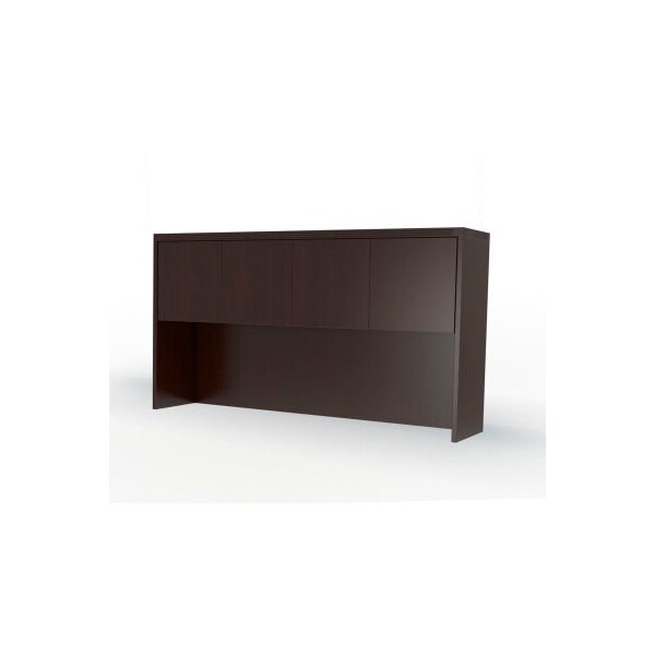 Safco Safco Aberdeen 72W Hutch W/ Wood Doors 72W x 15D x 39-1/8H Mocha - AHW72LDC***
