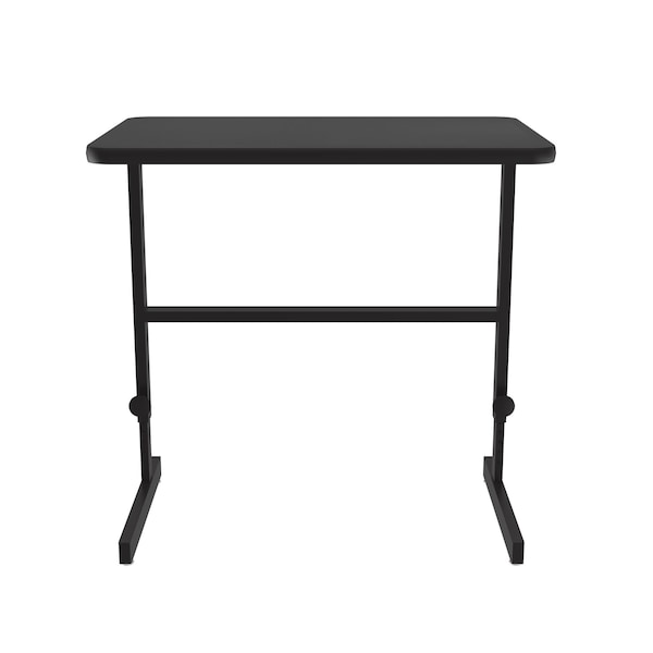 Correll Workstation Desk Standing Height Workstation, 36" D X 34" to 42" H, 24" W X Black Granite - CST2436-07