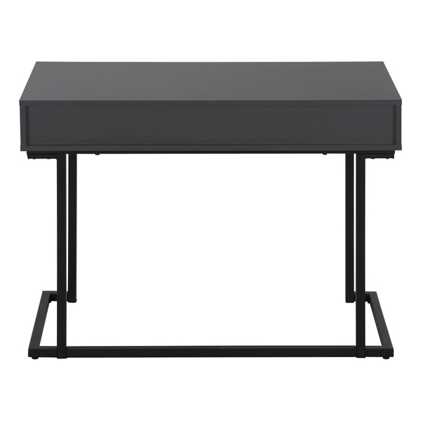 Monarch Specialties Computer Desk, Home Office, Laptop, Storage Drawers, 42"L, Work, Metal, Laminate, Grey, Black - I 7386