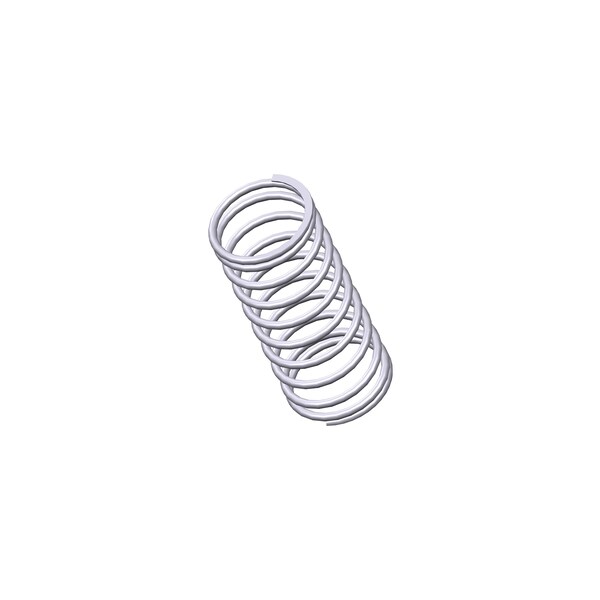 Approved Vendor Compression Spring, O=1.625, L= 3.84, W= .125 R - G709963702