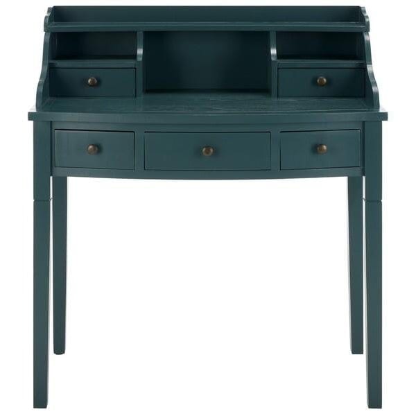 Safavieh Landon Writing Desk- Slate Teal - 40.5 x 19.1 x 36.2 in. - AMH6516E