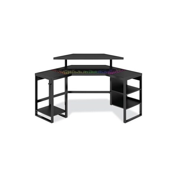 Whalen Furniture Mfg DESK, 53in, CORNER, ONYX - LTCGD