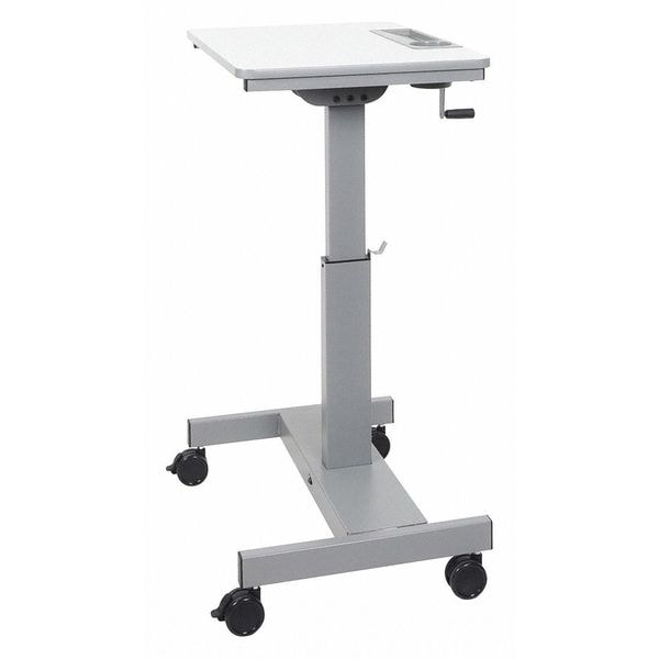 Luxor Adjustable Desk Student Sit Stand Desk with Crank Handle, 19-1/2" D X 29" to 42" H, 27-1/2" W X - STUDENT-C