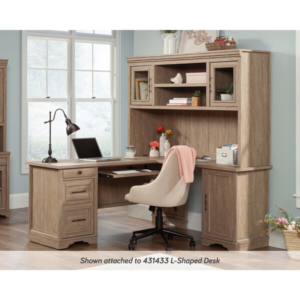 Sauder 17.68 in D X 42.2 in H, 64.17 in W X Engineered wood - 431434