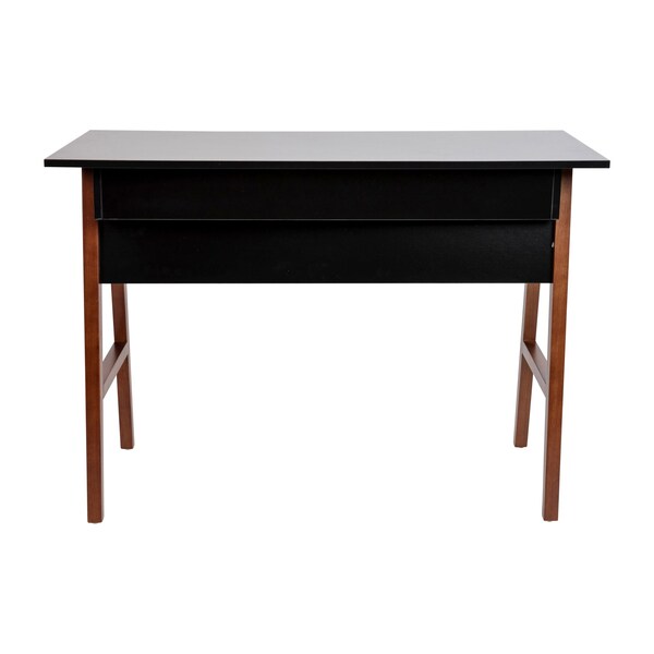 Flash Furniture Black/Walnut Home Office Computer Desk with Drawer - GC-MBLK60-BK-WAL-GG
