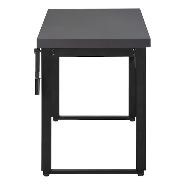 Monarch Specialties Computer Desk, Home Office, Standing, Adjustable, 48"L, Work, Laptop, Metal, Laminate, Grey, Black - I 7680