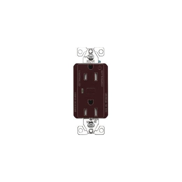 Eaton Wiring Devices WI-FI SMART DUPLEX RECEPTACLE - WFTRCR15-B-SP-L