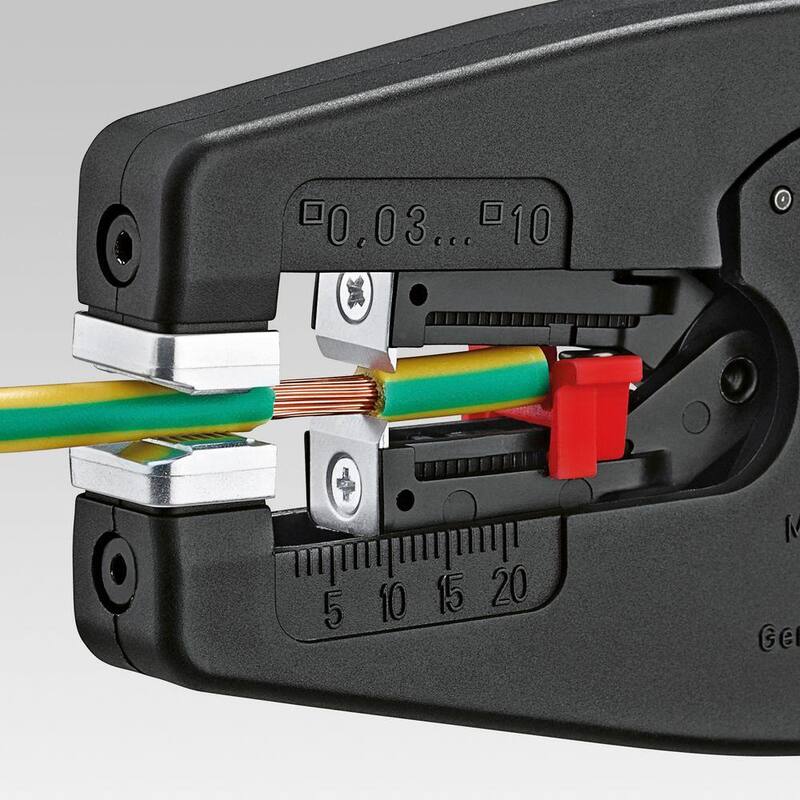 KNIPEX 7-3/4 in. Automatic Wire Stripper - 12 42 195