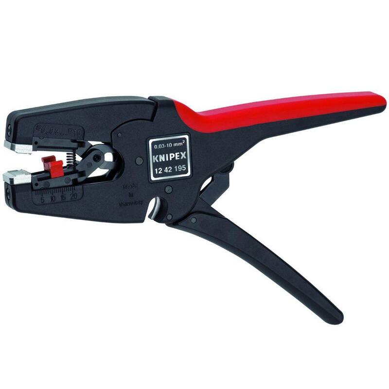 KNIPEX 7-3/4 in. Automatic Wire Stripper - 12 42 195