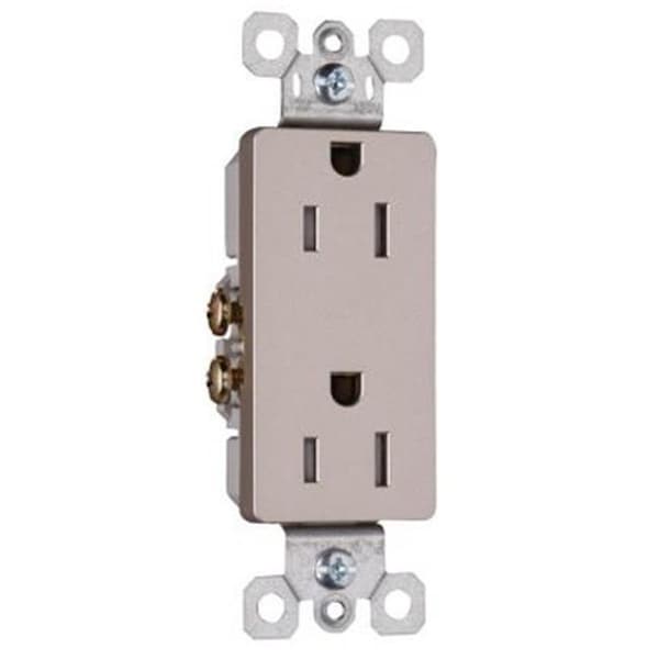 Nextgen 885TRNICC12 Tamper Resistant Receptacle; 15A; Nickel - NE878828