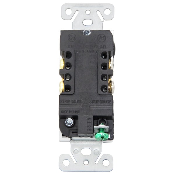 Faith Tamper-Resistant Outlet, 20A 125V Decorator Receptacles, UL-Listed, White - SSRE4TR-WH