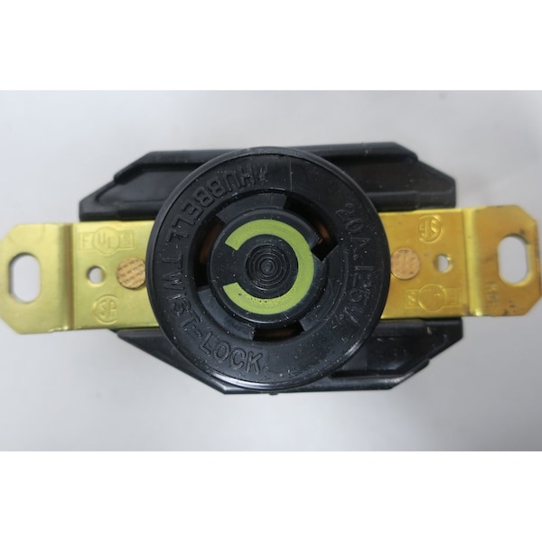 Hubbell 2P 3W 20A Amp 125VAc Receptacle - HBL2310CN