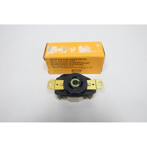 Hubbell 2P 3W 20A Amp 125VAc Receptacle - HBL2310CN