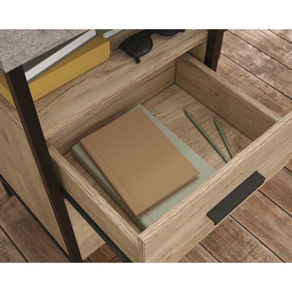 Sauder 57.64 in D X 30.59 in H, 55.91 in W X Engineered wood, Metal - 431298