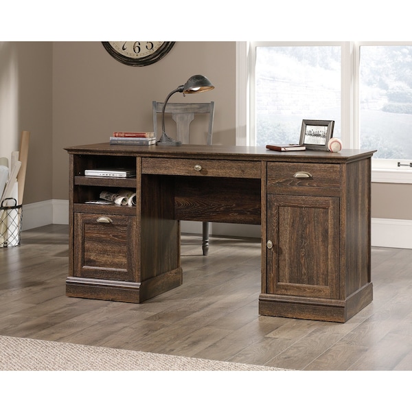 Sauder Executive Desk, 21.18 in D X 29.8 in H, 59.06 in W X Engineered wood - 422706