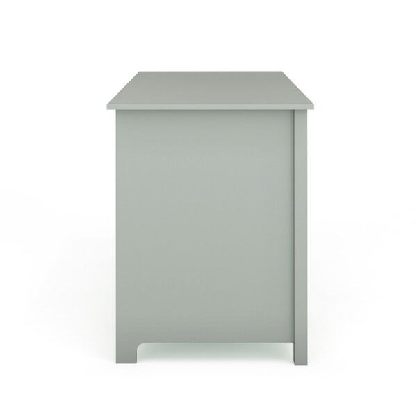 Martha Stewart 22.75 in H, 54 in W X Engineered Wood, Steel, Sage Frame/Polished Brass Hardware - ZG-ZP-09-SG-GLD-MS