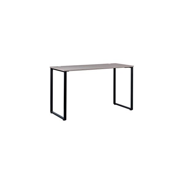 Hirsh Industries Interion Open Plan Standing Height Desk - 72"W x 30"D x 40"H - Gray Top with Black Legs - 695603