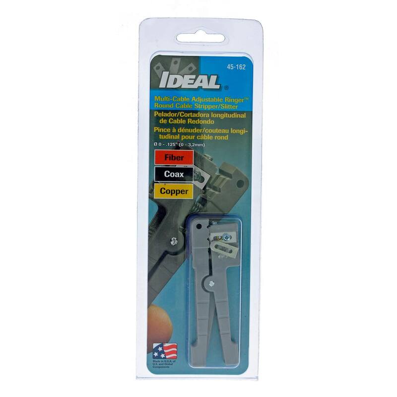 IDEAL Coax/Fiber Ringer Stripper Up to 1/8 in. - 45-162