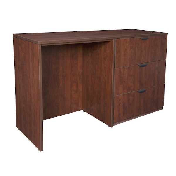 Legacy Side Desk SideToSide Lat File Desk, Legacy Stand Up, 23" D X 42" H, 72" W X Melamine Laminate - LSLFSD7223CH