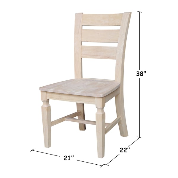 International Concepts Desk, 24 in D X 48 in W X Parawood, Unfinished - KOF-72-C57-1