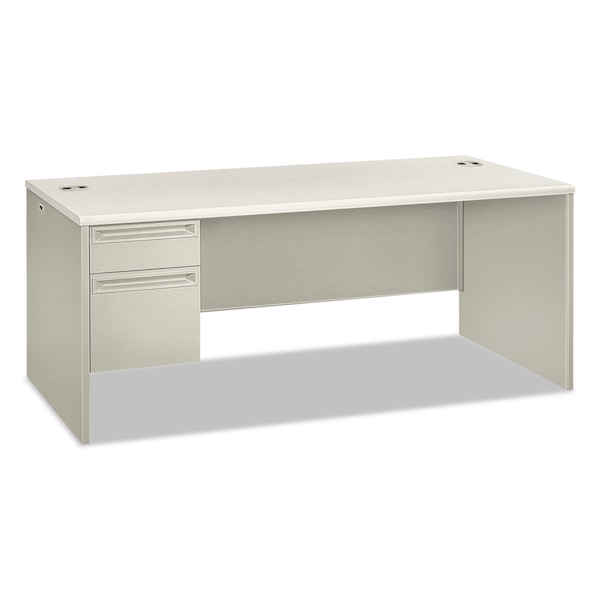 Hon Pedestal Desk Single Pedestal Desk, 72" Wide, Left, 36 in D X 30" H, 72" W X Honeycomb-Core Steel - H38294L.B9.Q