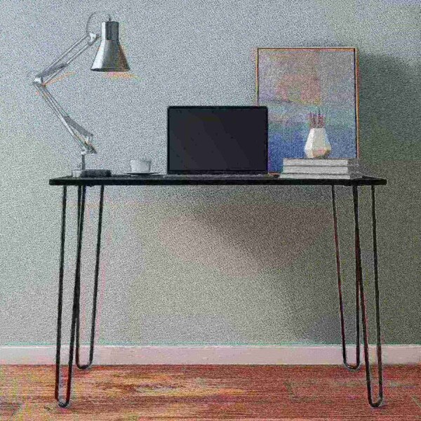 Hastings Home Hairpin Leg Computer Desk, Black - 228133ICX