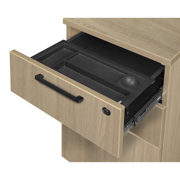 Regency Legacy 60 x 77 in. Executive L Desk Shell- Noble Oak - LLDS603047NO