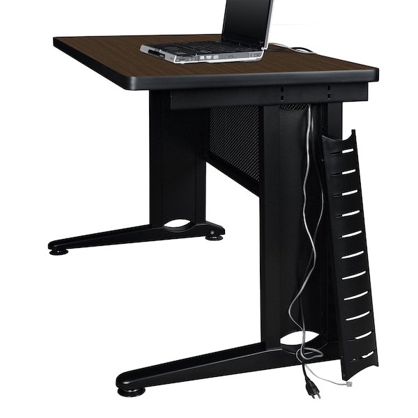 Regency Fusion Desk Shell, 72 in W X Wood, Metal, Neo Walnut - MUDS723042NW