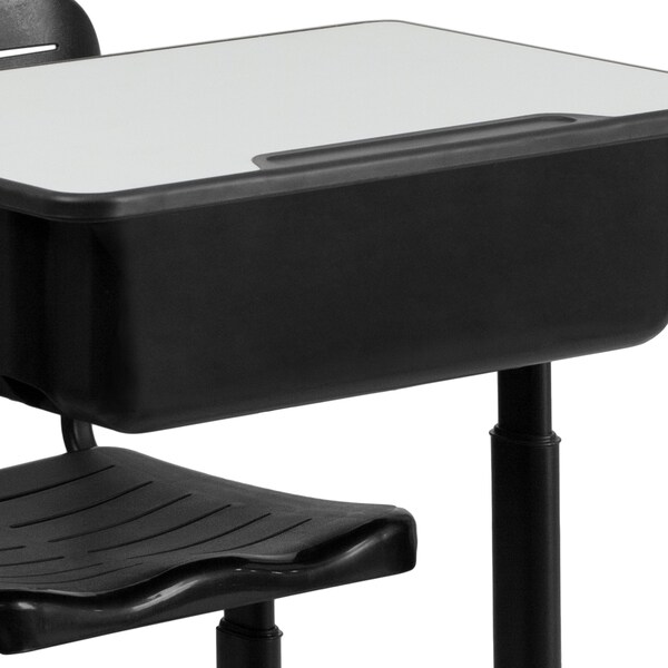 Flash Furniture 31.5 H, 23.625 W X Laminate, Steel, Grey - 3-YU-YCX-046-09010-GG