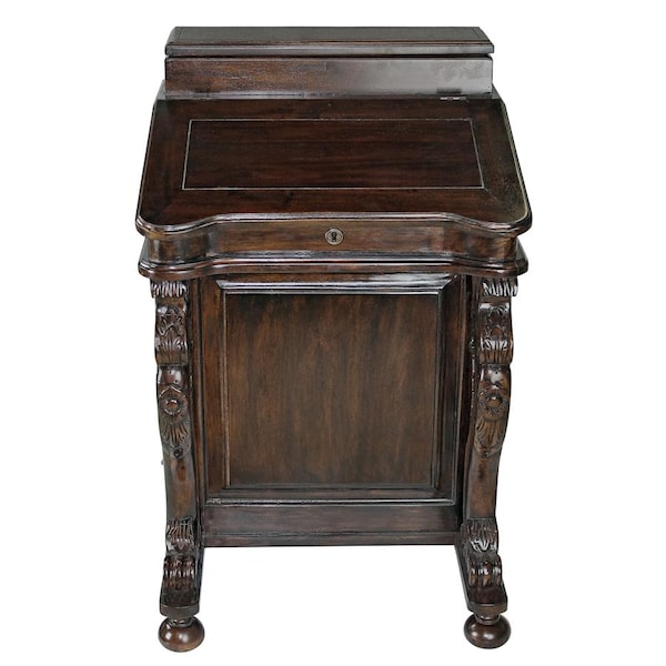 Design Toscano Cabinet 20" D X 33 Inch H, 21 Inch W X Brass / Wood, Brass Tones - AF2016