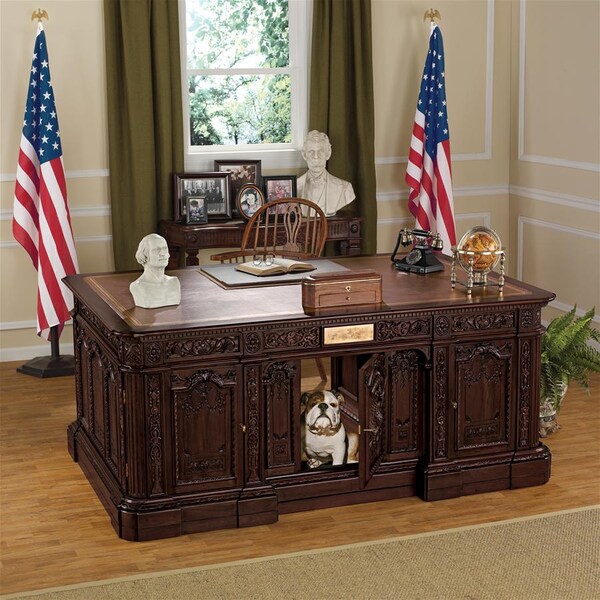 Design Toscano Oval Office Presidents' H.M.S. Resolute Desk - AF57262