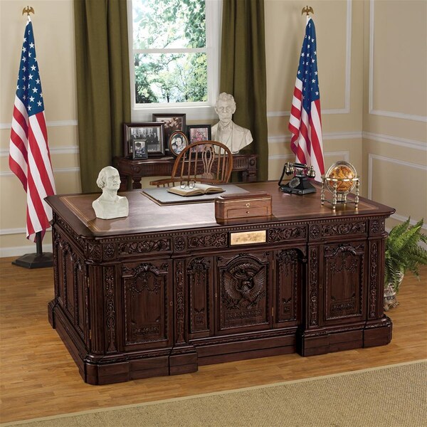 Design Toscano Oval Office Presidents' H.M.S. Resolute Desk - AF57262