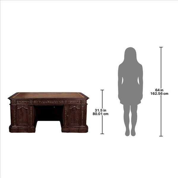 Design Toscano Oval Office Presidents' H.M.S. Resolute Desk - AF57262