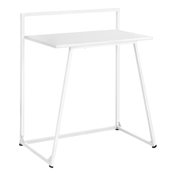 Monarch Specialties Computer Desk, Home Office, Laptop, 30"L, Work, Metal, Laminate, White, Contemporary, Modern - I 7110