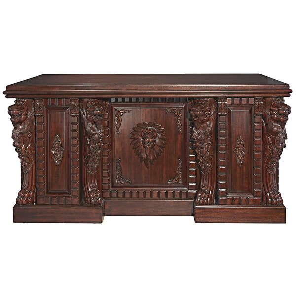 Design Toscano Lord Raffles Lion Executive Desk - AF57224