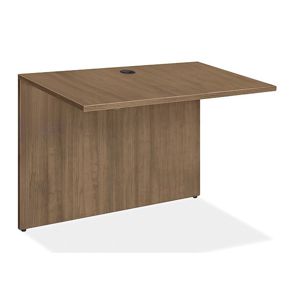 Lorell Bridge, 23.6" D X 29-1/2" H, 47.3" W X 3mm PVC (Edge), Walnut - LLR69981
