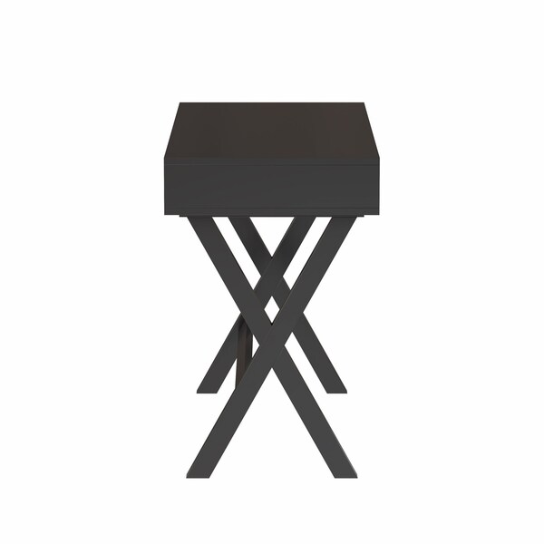 Flash Furniture 29.5 H, 42 W X Melamine, Particleboard, Black - GC-MBLK61-BK-GG