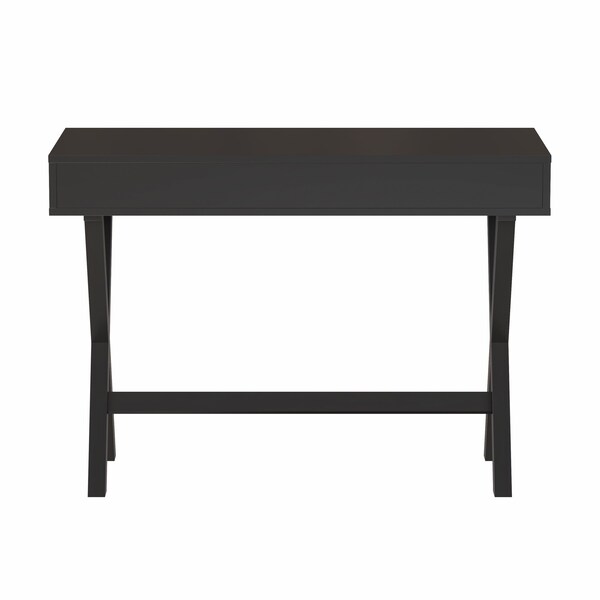 Flash Furniture 29.5 H, 42 W X Melamine, Particleboard, Black - GC-MBLK61-BK-GG